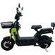 Велосипед з електромотором SPARK TOUR PRO 14" 60V/1000W/20Ah чорний з зеленым 247721 фото 1