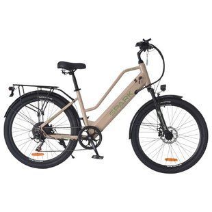 Велосипед з електромотором SPARK E-CITY EASY GO 17" 48V/500W/12,5Ah бежевий 239961 фото