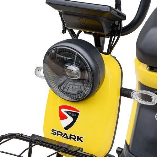 Велосипед з електромотором SPARK ADVENT 14" 48V/500W/20Ah жовтий 227016 фото