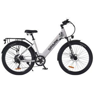 Велосипед з електромотором SPARK E-CITY EASY WAY 17" 48V/500W/12,5Ah сірий матовий 239957 фото