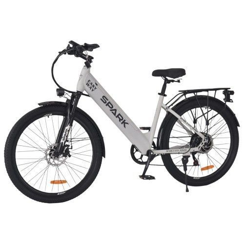Велосипед з електромотором SPARK E-CITY EASY WAY 17" 48V/500W/12,5Ah сірий матовий 239957 фото