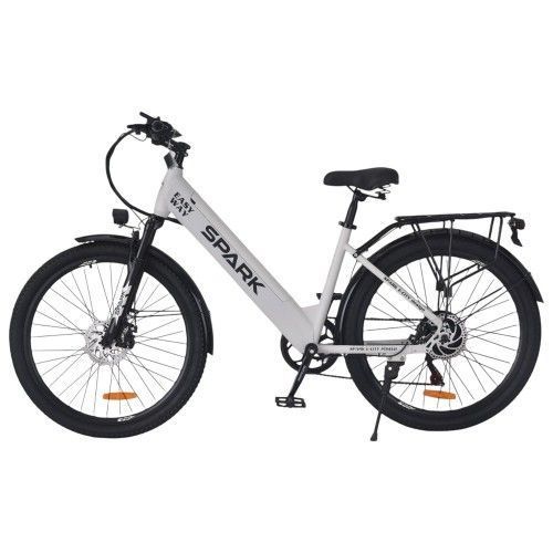 Велосипед з електромотором SPARK E-CITY EASY WAY 17" 48V/500W/12,5Ah сірий матовий 239957 фото