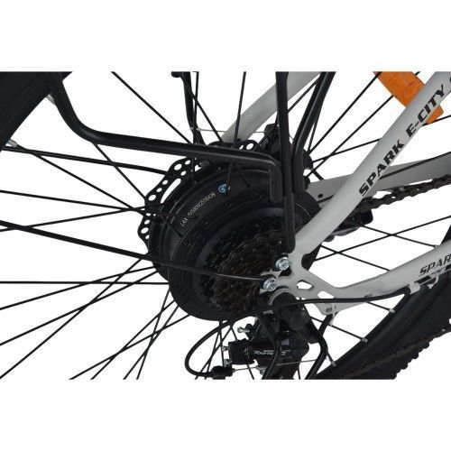 Велосипед з електромотором SPARK E-CITY EASY WAY 17" 48V/500W/12,5Ah сірий матовий 239957 фото