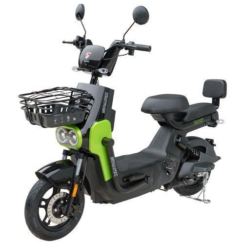 Велосипед з електромотором SPARK TOUR 14" 60V/500W/20Ah зелений 227066 фото