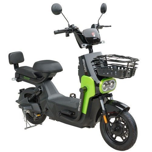 Велосипед з електромотором SPARK TOUR 14" 60V/500W/20Ah зелений 227066 фото