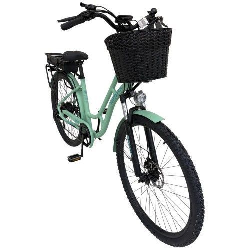 Велосипед з електромотором SPARK E-CITY LITE 18" 48V/500W/12,8Ah м'ятний 218743 фото