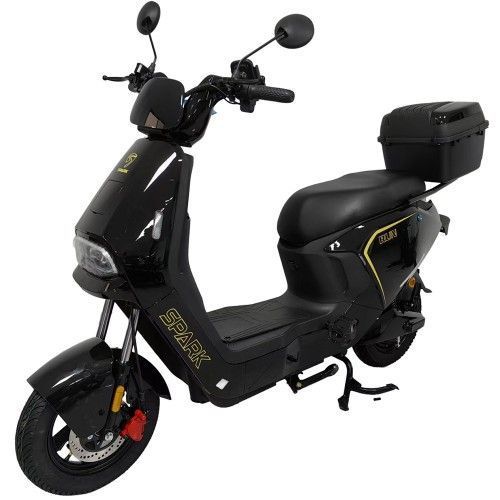 Велосипед з електромотором SPARK RUN 14" 60V/1000W/25Ah чорний 248011 фото