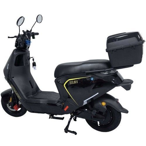 Велосипед з електромотором SPARK RUN 14" 60V/1000W/25Ah чорний 248011 фото