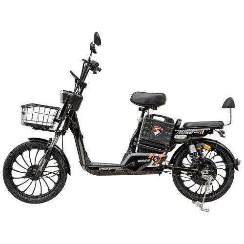 Велосипед з електромотором SPARK RIDER PRO 14" 48V/650W/20Ah чорний 231082 фото