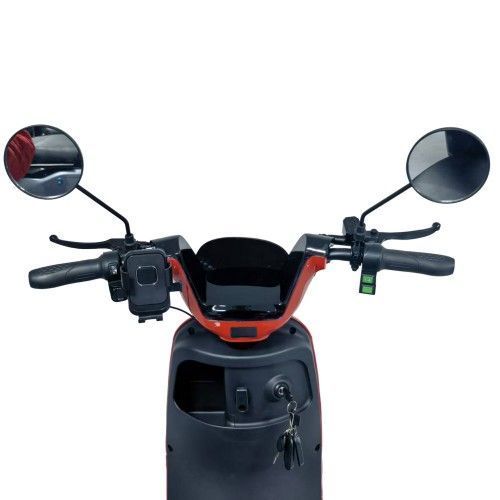 Велосипед з електромотором SPARK RUN 14" 60V/1000W/25Ah червоний 248013 фото