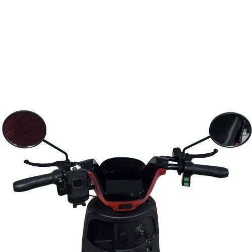 Велосипед з електромотором SPARK RUN 14" 60V/1000W/25Ah червоний 248013 фото