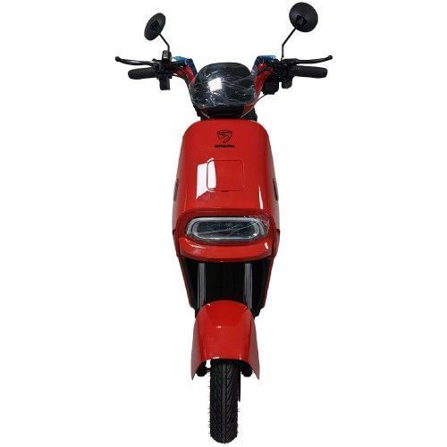Велосипед з електромотором SPARK RUN 14" 60V/1000W/25Ah червоний 248013 фото