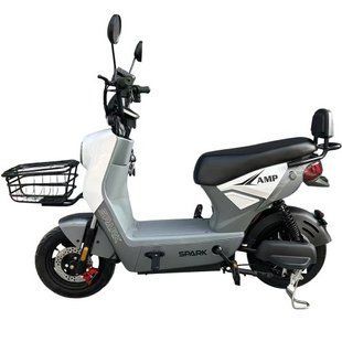Велосипед з електромотором SPARK AMP 14" 48V/800W/25Ah білий з серым 247901 фото