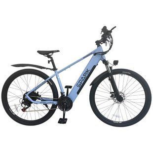 Велосипед з електромотором SPARK E-MTB SHADOW 17" 48V/500W/12,8Ah блакитний (м) 239955 фото