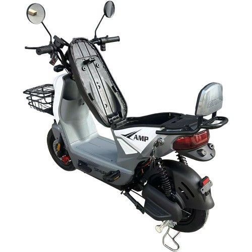 Велосипед з електромотором SPARK AMP 14" 48V/800W/25Ah білий з серым 247901 фото