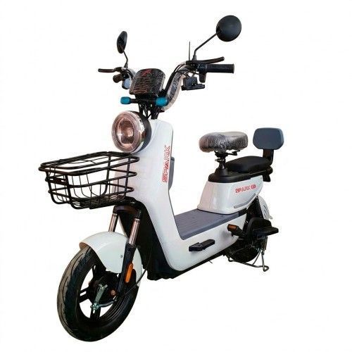 Велосипед з електромотором SPARK R9 14" 60V/800W/20Ah LiFePO4 білий 247918 фото