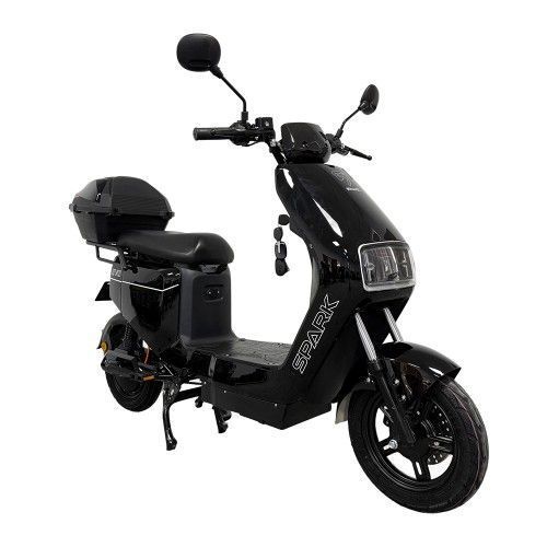Велосипед з електромотором SPARK EVO 14" 60V/1200W/25Ah чорний 249195 фото