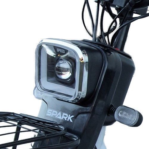 Велосипед з електромотором SPARK CITY 14" 48V/500W/20Ah чорний 227058 фото