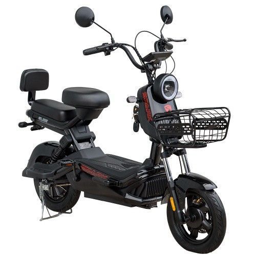 Велосипед з електромотором SPARK GLIDE 14" 60V/500W/20Ah чорний 227062 фото