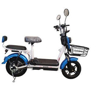 Велосипед з електромотором SPARK ZIPPY 14" 48V/400W/12Ah синій 246439 фото
